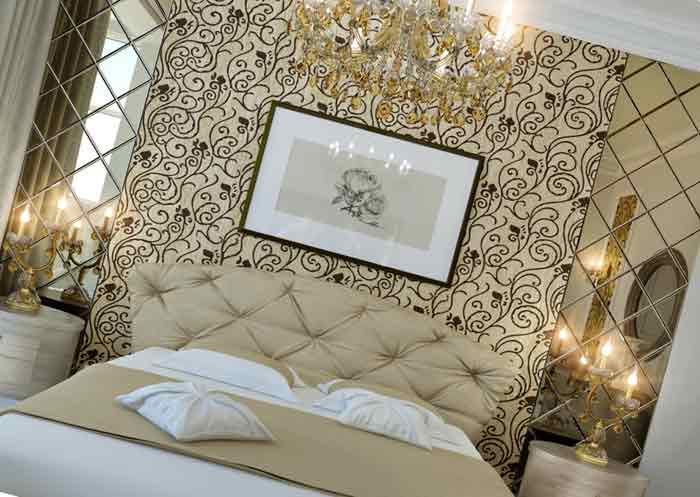 Интерьер спальни в романтическом стиле