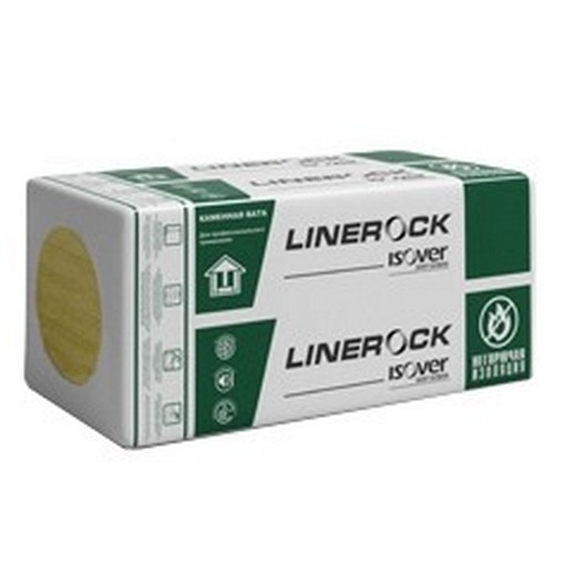 Базальтовая вата Linerock Лайт Эффект 1200х600х50 мм 8 штук в упаковке