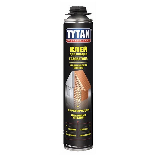 Клей для для кладки газобетона и керамических блоков Tytan Professional
