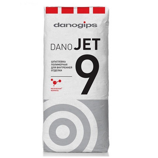 Шпатлевка финишная полимерная Danogips Dano Jet 9 20 кг